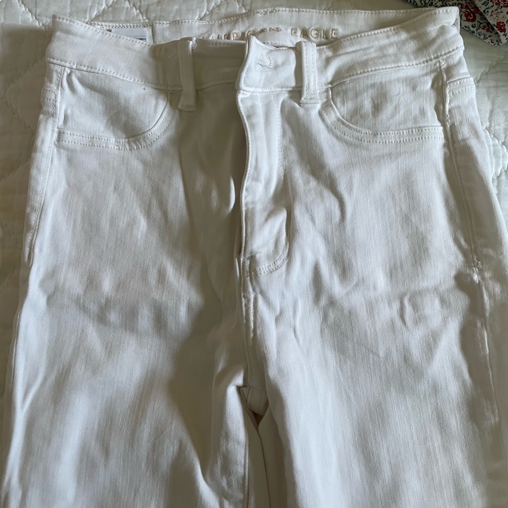 American Eagle Womens Size 4 White Skinny Jeans